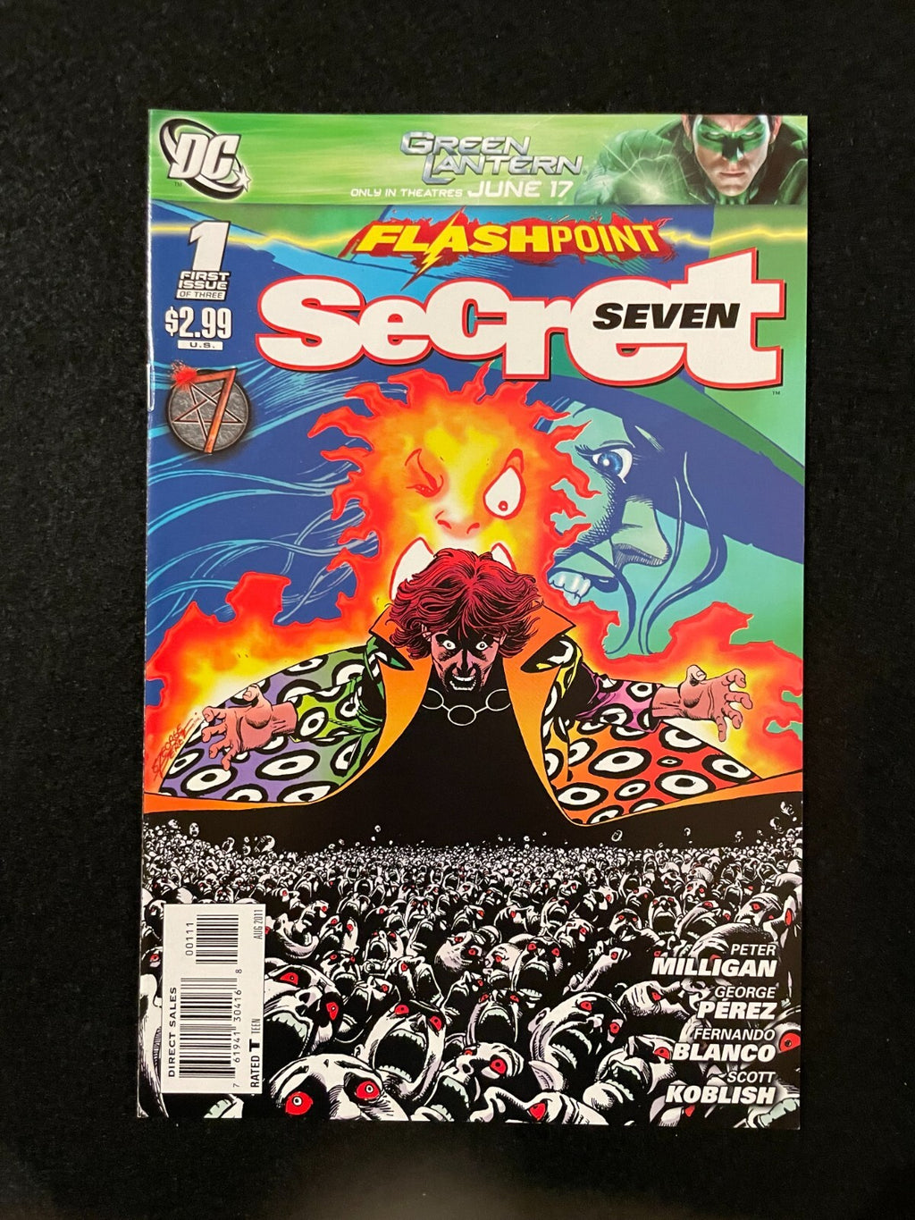 Flashpoint: Secret Seven #1-3 Complete Set (2011) DC Comics