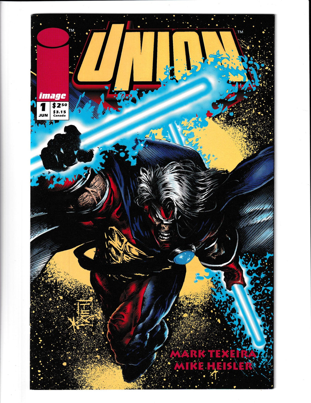 Union #1 (1993) Foil Embossed Cover Image Comics