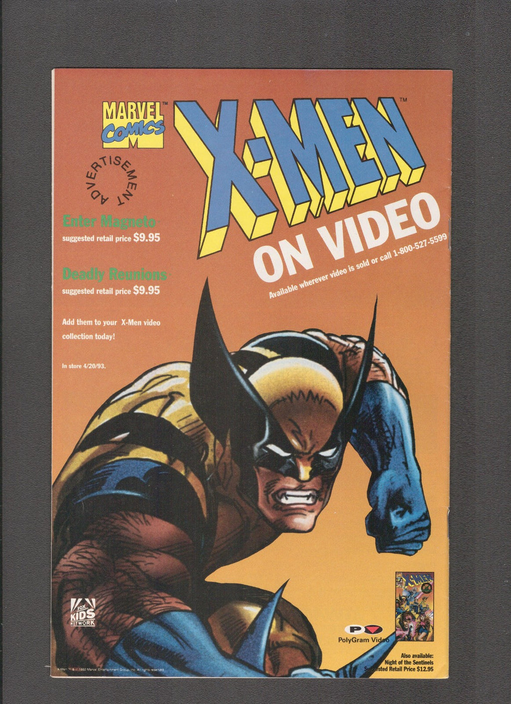 Uncanny X-Men #299 (1993) Dan Panosian Marvel Comics