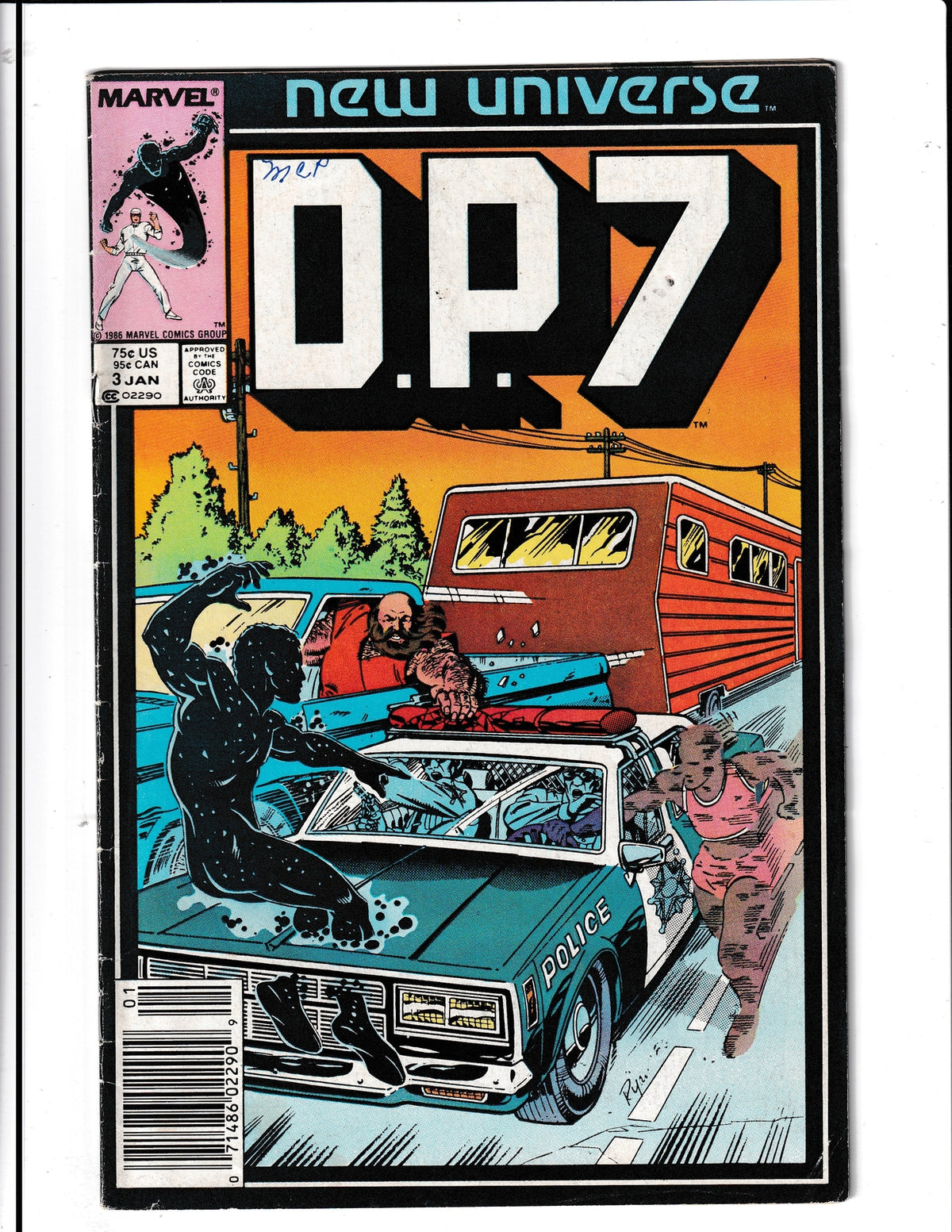 D.P. 7 #3 (1987) Marvel Comics