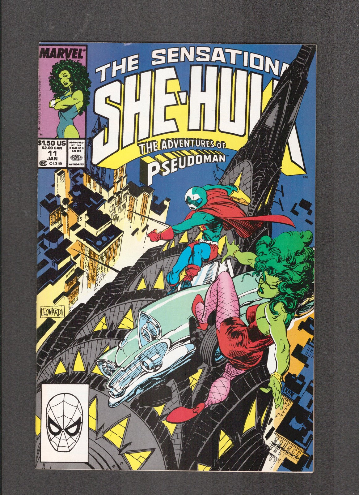 Sensational She-Hulk #11 (1990) Rick Leonardi Marvel Comics