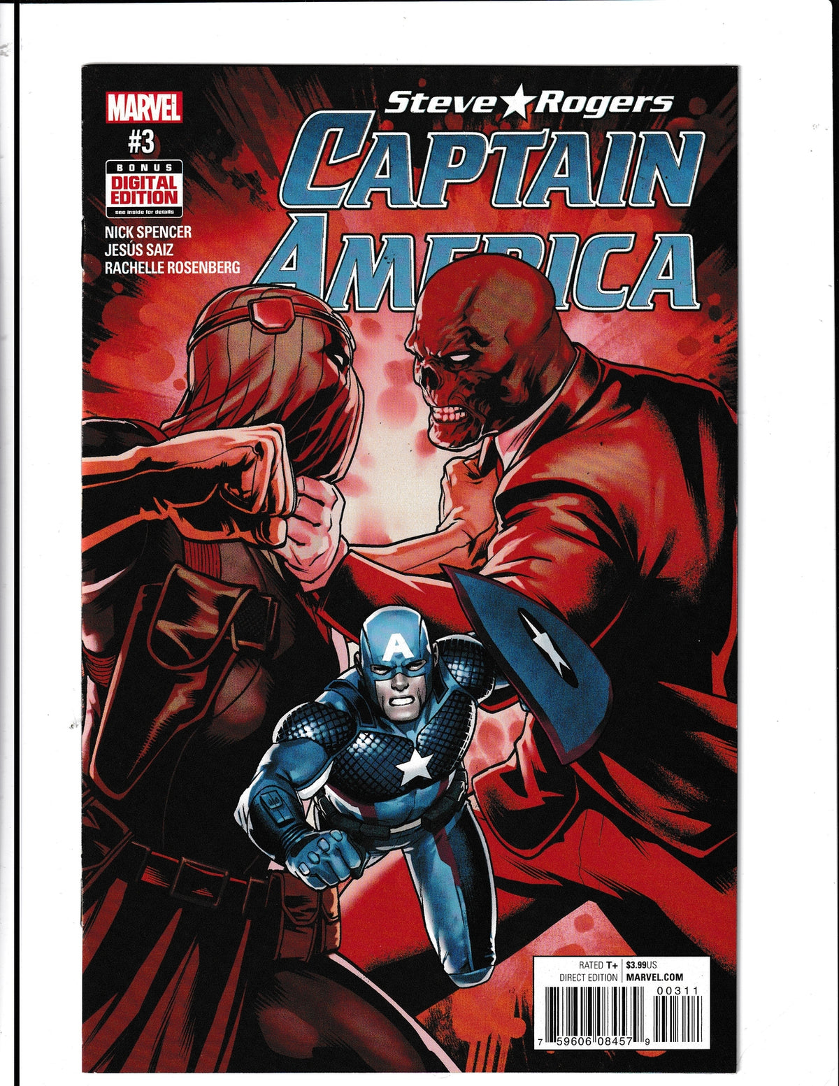 Captain America: Steve Rogers #3 (2016) High Grade Marvel Comics