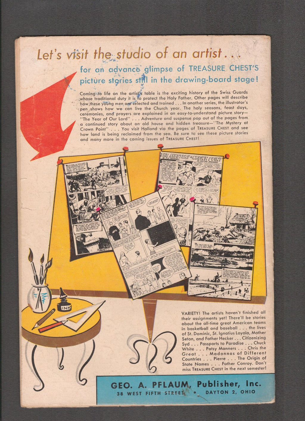 Treasure Chest #9 (1957) Vol 12 George A. Pflaum Comics