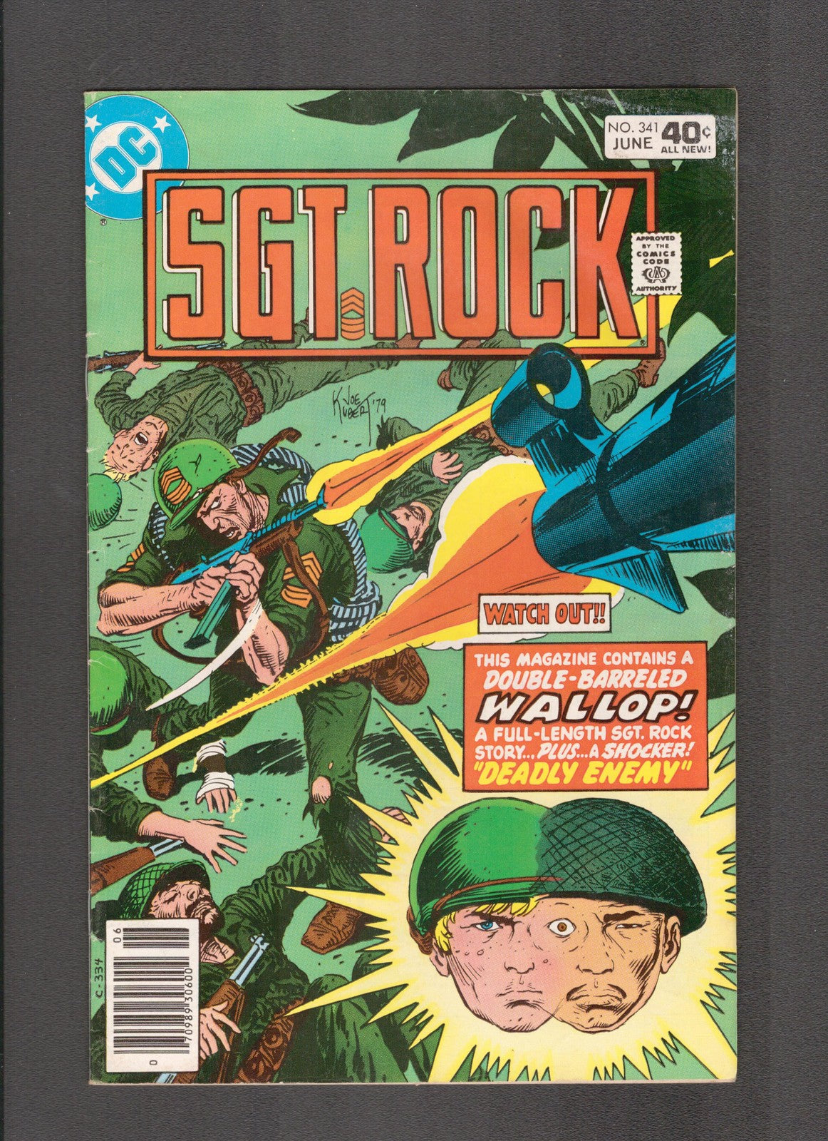SGT. Rock #341 (1980) Joe Kubert DC Comics