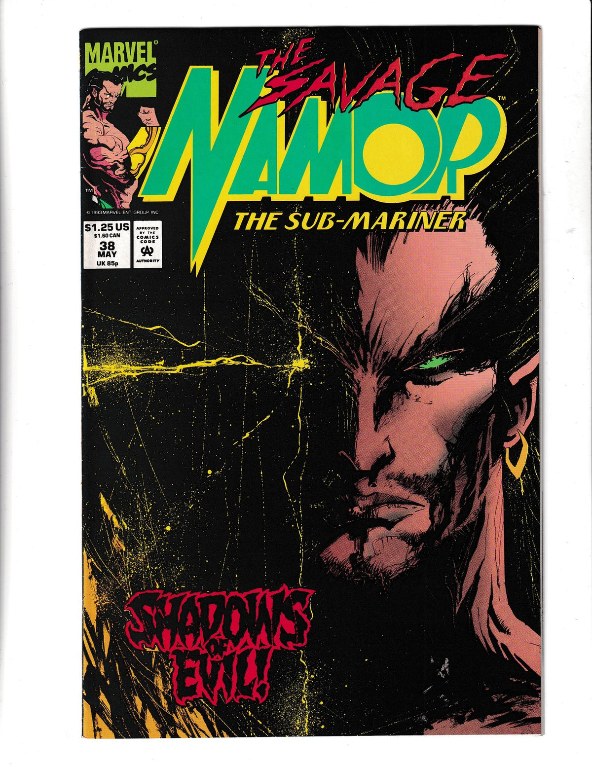 Namor: The Sub-Mariner #38 (1990) Marvel Comics
