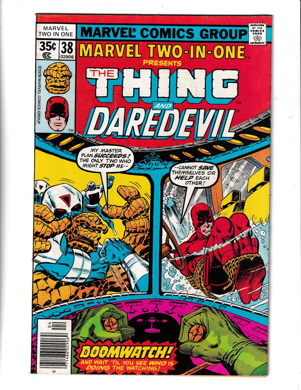 Marvel Two-In-One #38 (1978) Thing and Daredevil Marvel Comics