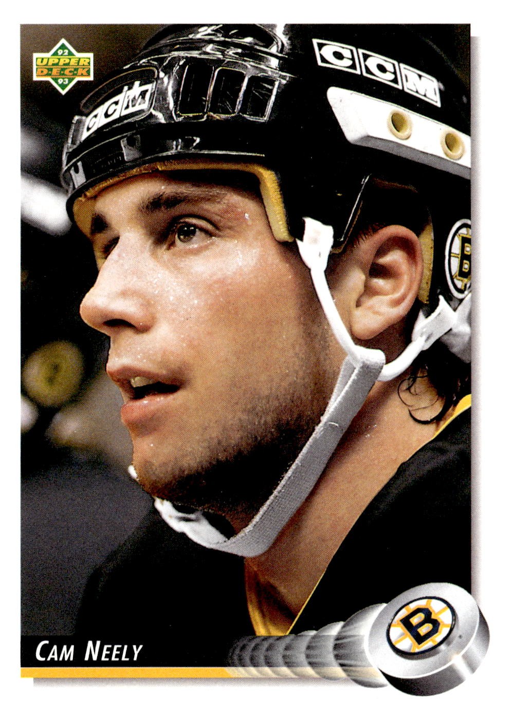 1992-93 Upper Deck #86 Cam Neely Upper Deck Hockey Boston Bruins