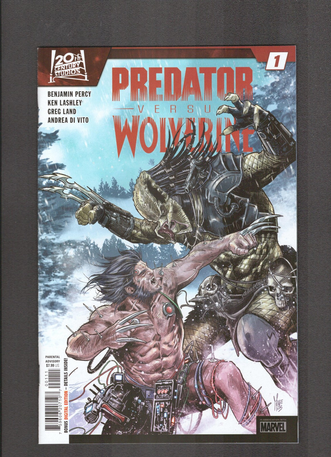 Predator vs. Wolverine #1 (2023) Chechetto 1st Print Marvel Comics