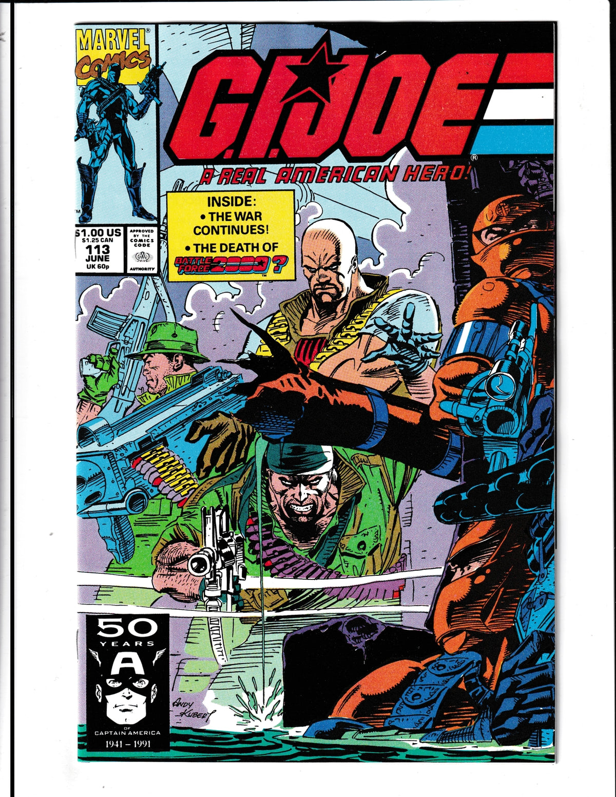 G.I. Joe A Real American Hero #113 (1991) Marvel Comics