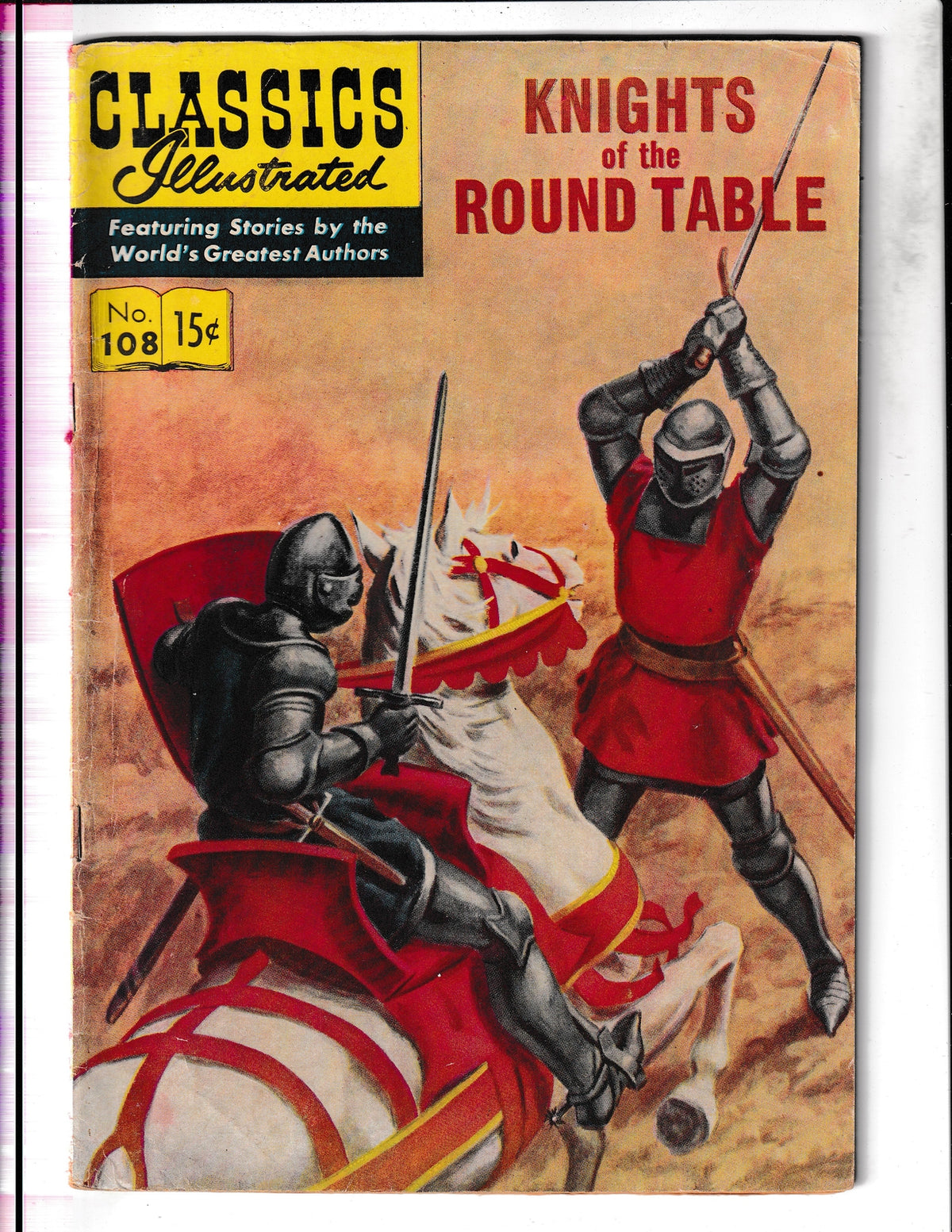 Classics Illustrated #108 Knights Round Table #HRN 108 (1953) Gilberton Comics