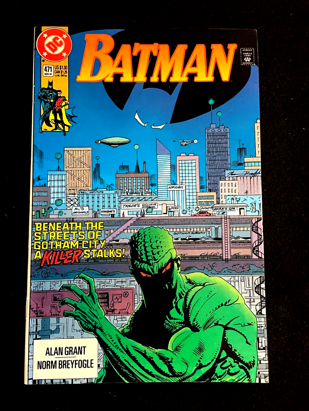 Batman #471 1991 - Killer Croc -  HIGH GRADE