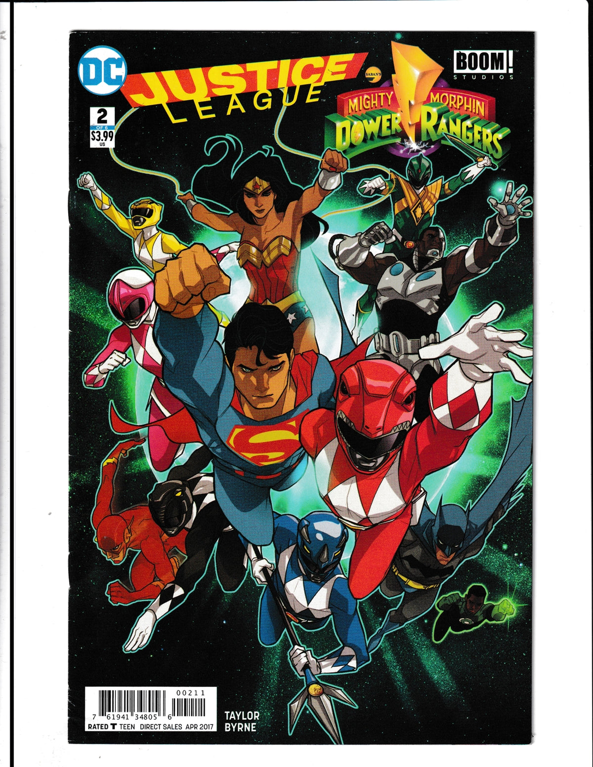 Justice League / Power Rangers #2 (2017) DC/Boom! Comics