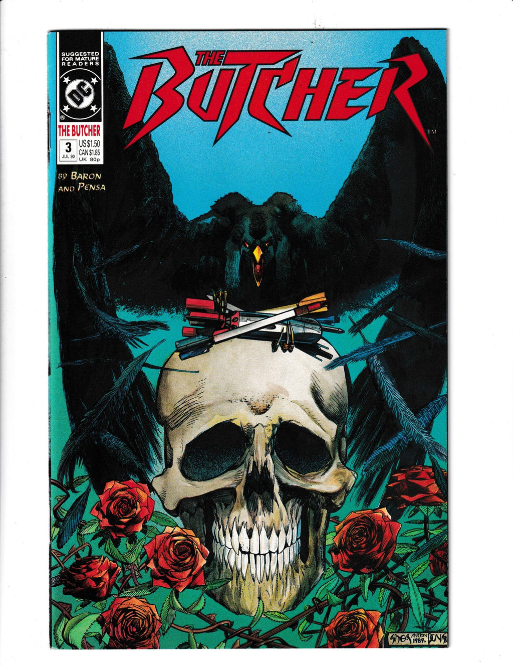 Butcher #3 (1990) Shea Anton Pensa DC Comics