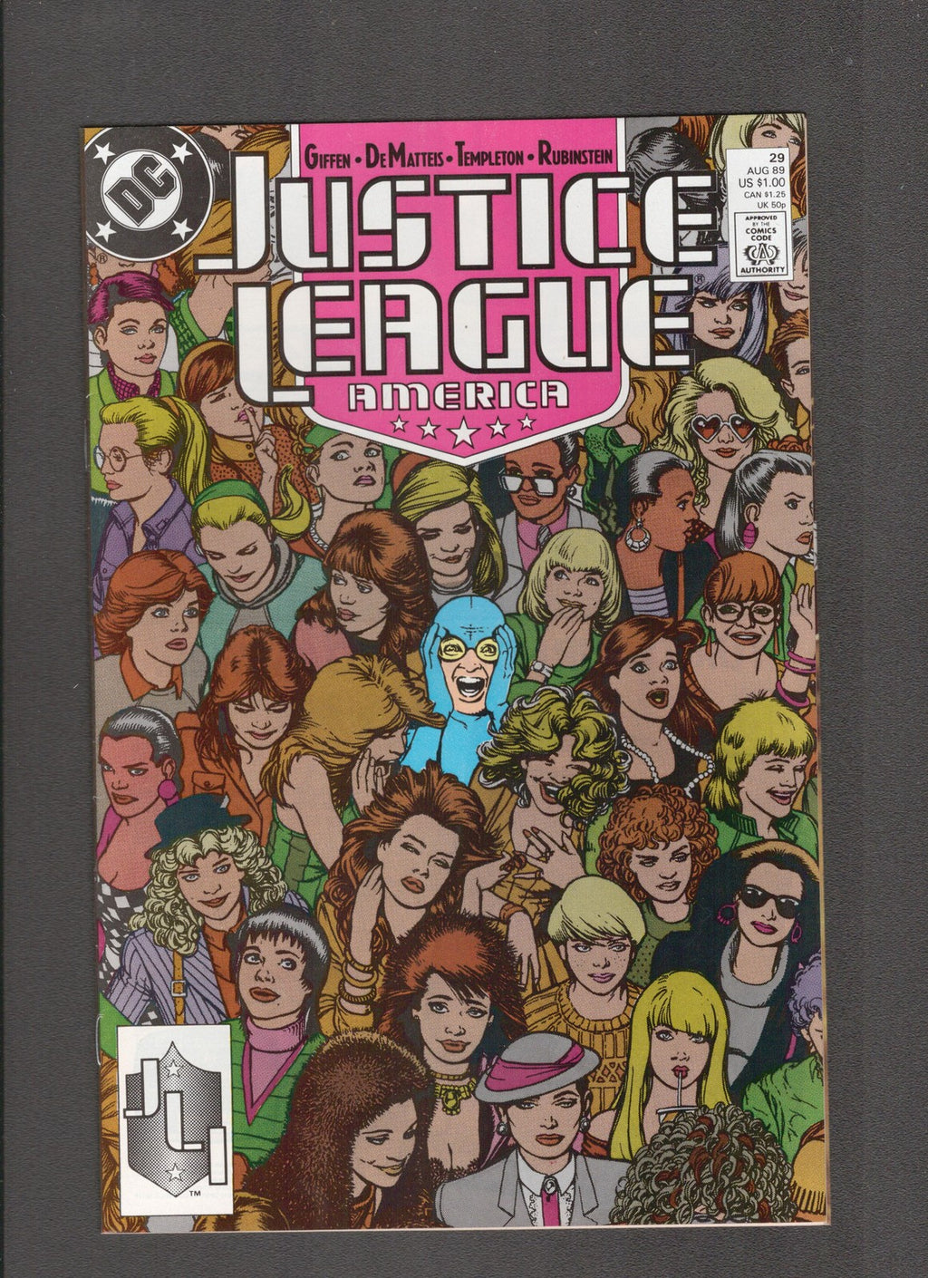Justice League America #29 (1989) Higher Grade DC Comics