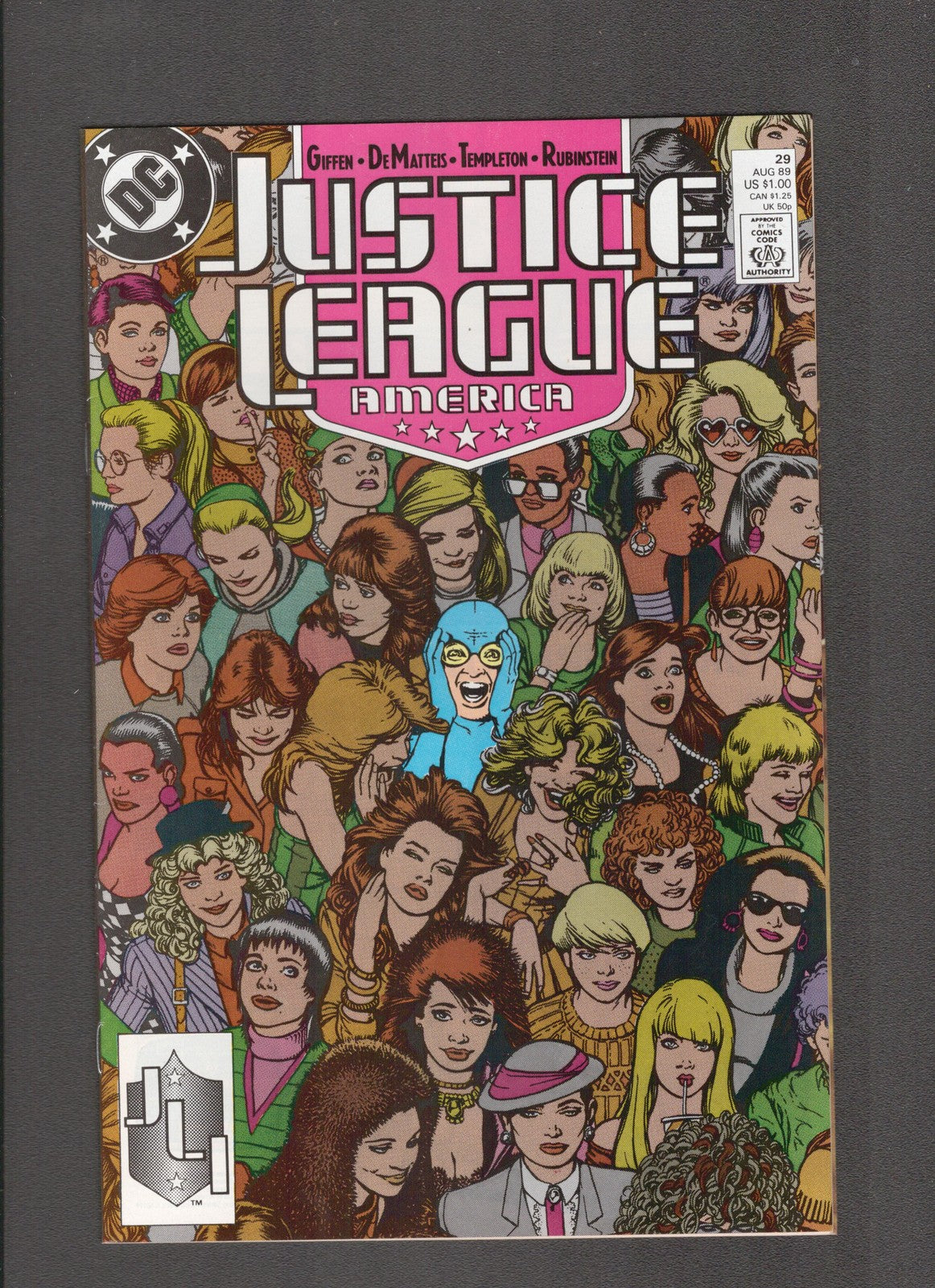 Justice League America #29 (1989) Higher Grade DC Comics