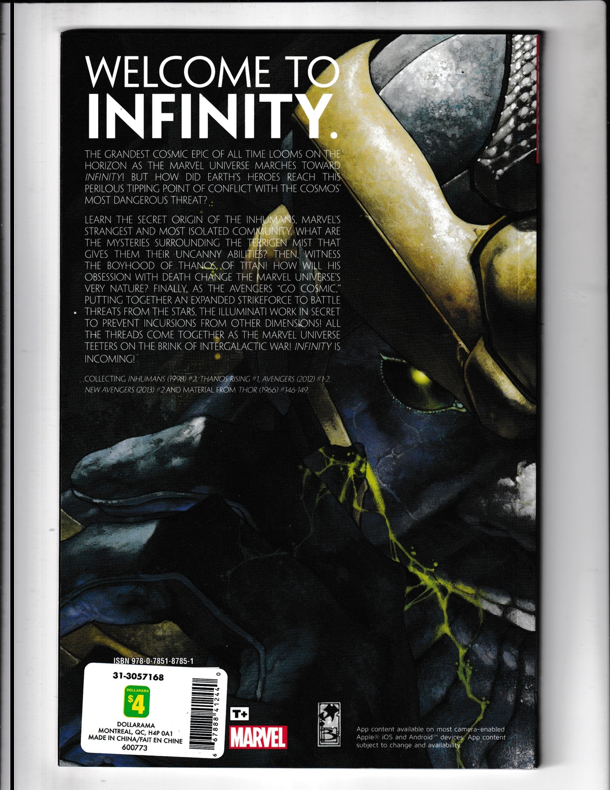 Infinity: Incoming! #1 (2013) TPB Jim Cheung Marvel Comics