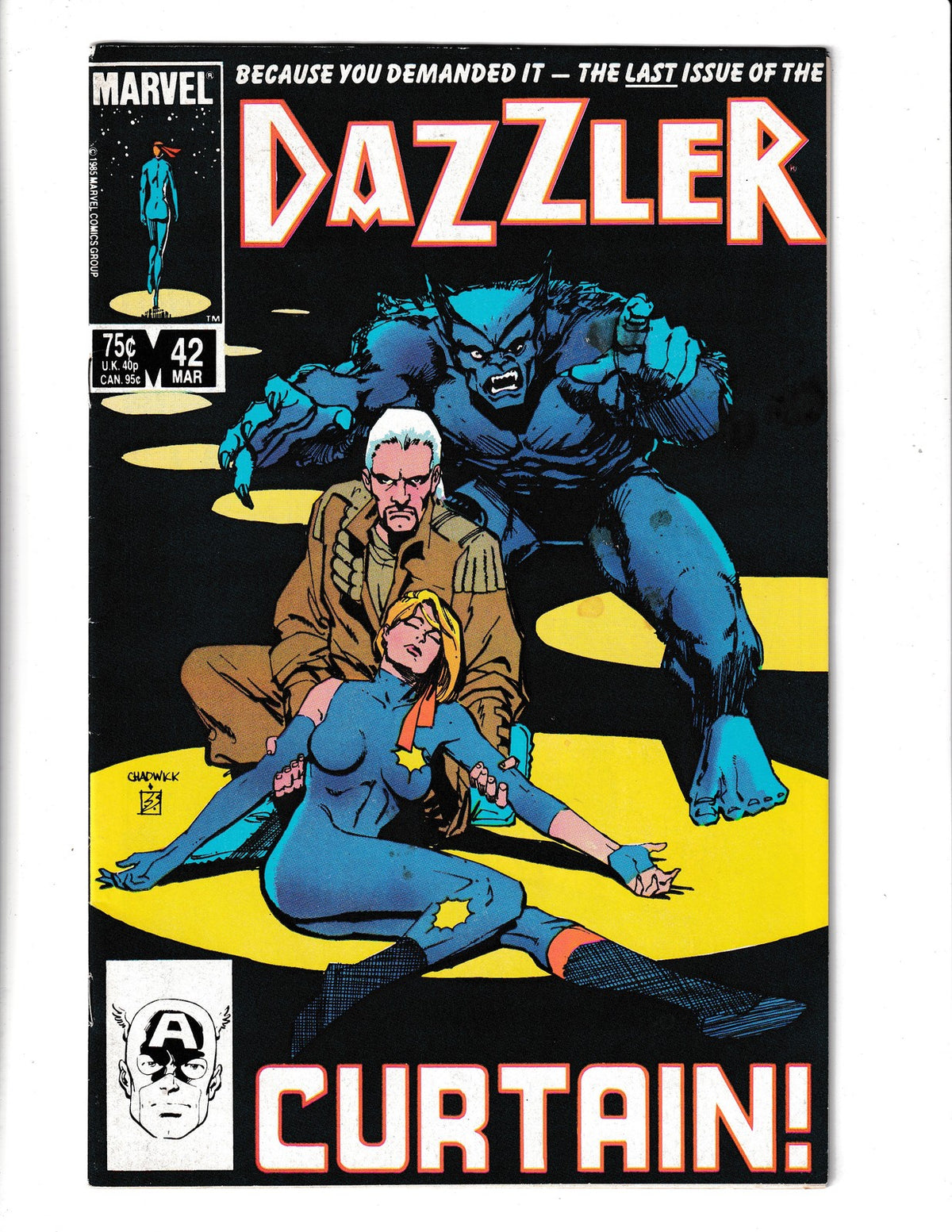Dazzler #42 (1986) Last in Volume Marvel Comics