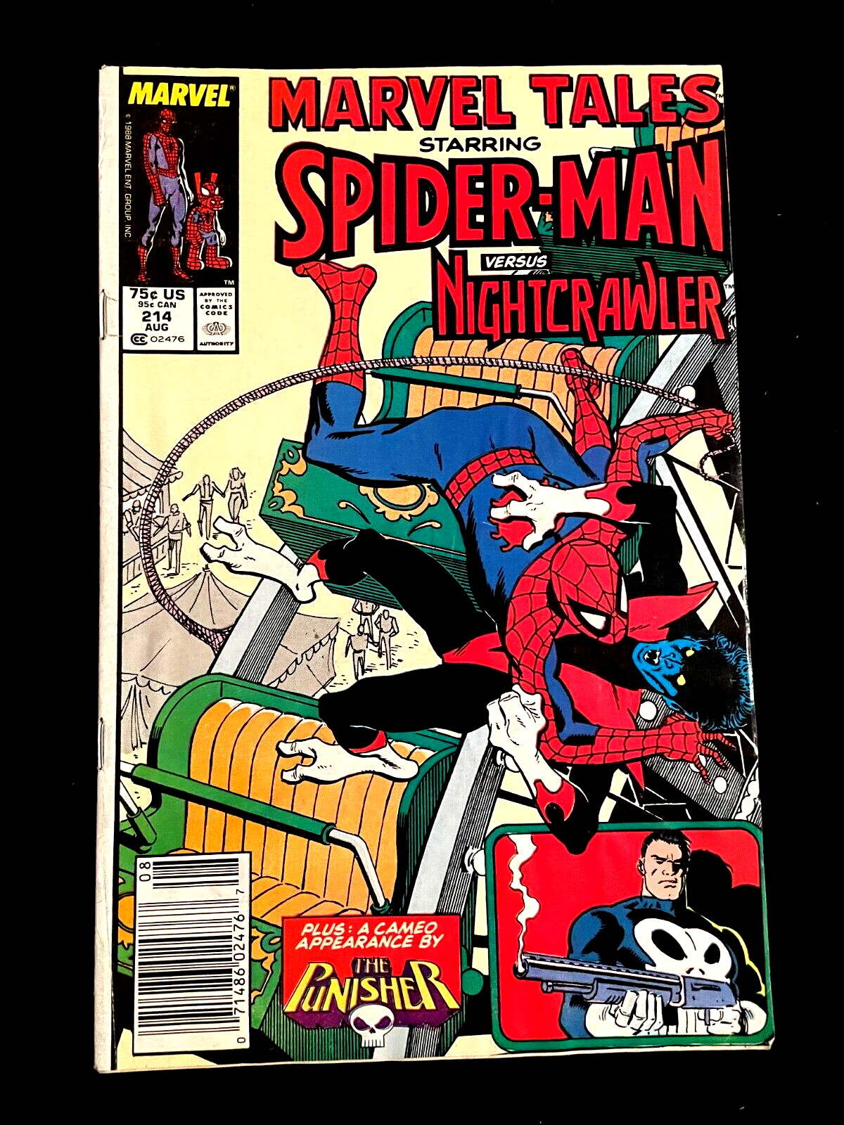 Marvel Tales #214 1988 - Spider-Man versus Nightcrawler