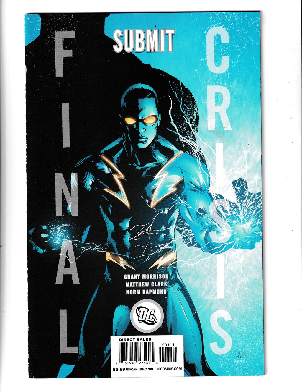 Final Crisis: Submit #1B (2008) Rodolfo Migliari Cover DC Comics SKU:2737