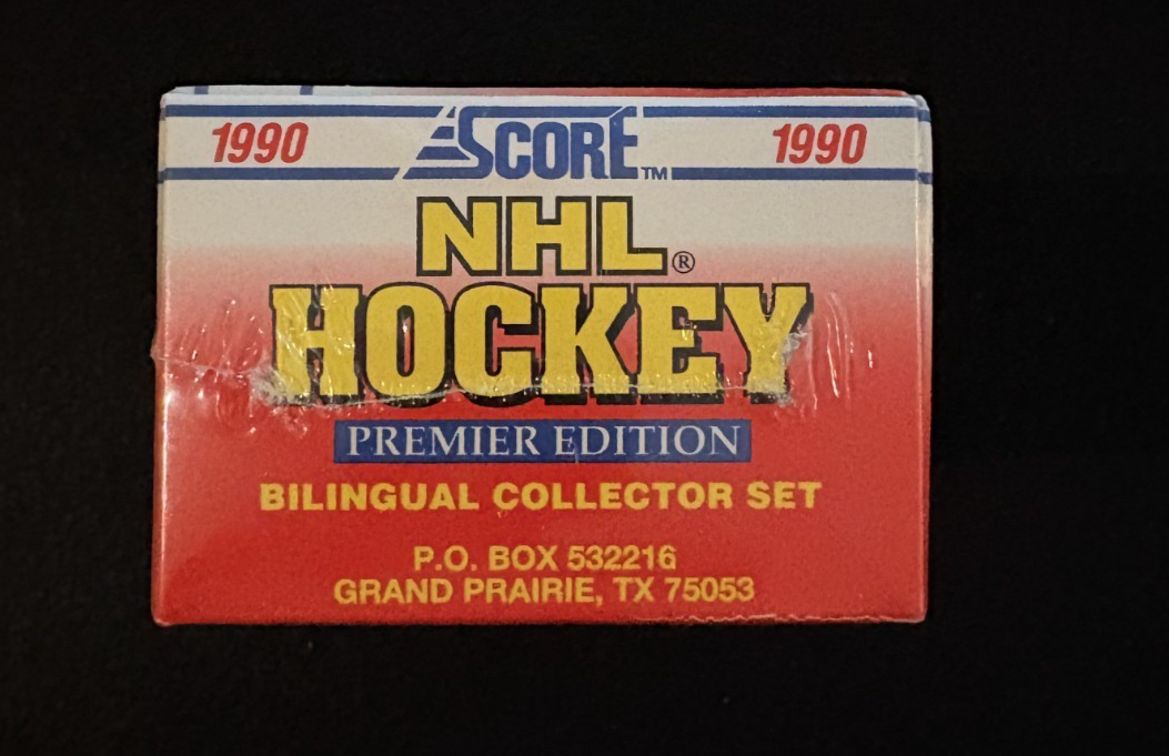 1990 Score Hockey Complete Sealed Factory Set 1-440 plus 5 bonus Lindros Cards
