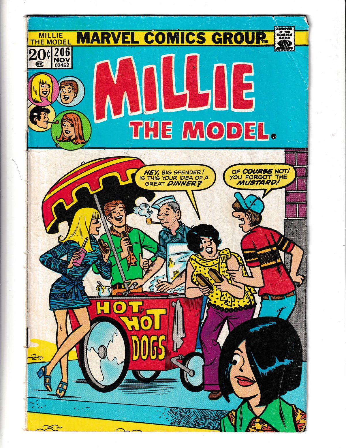 Millie the Model #206 (1973) Atlas Comics