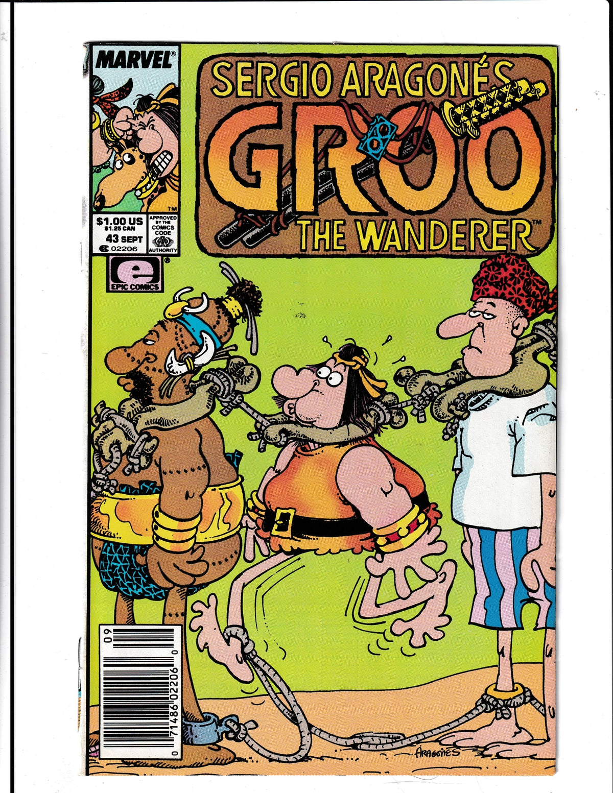 Groo the Wanderer #43 (1988) Marvel Comics