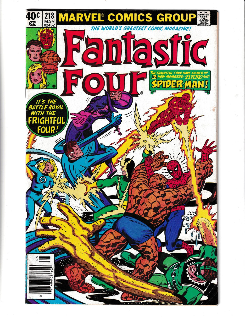 Fantastic Four #218 (1980) Marvel Comics SKU:2684