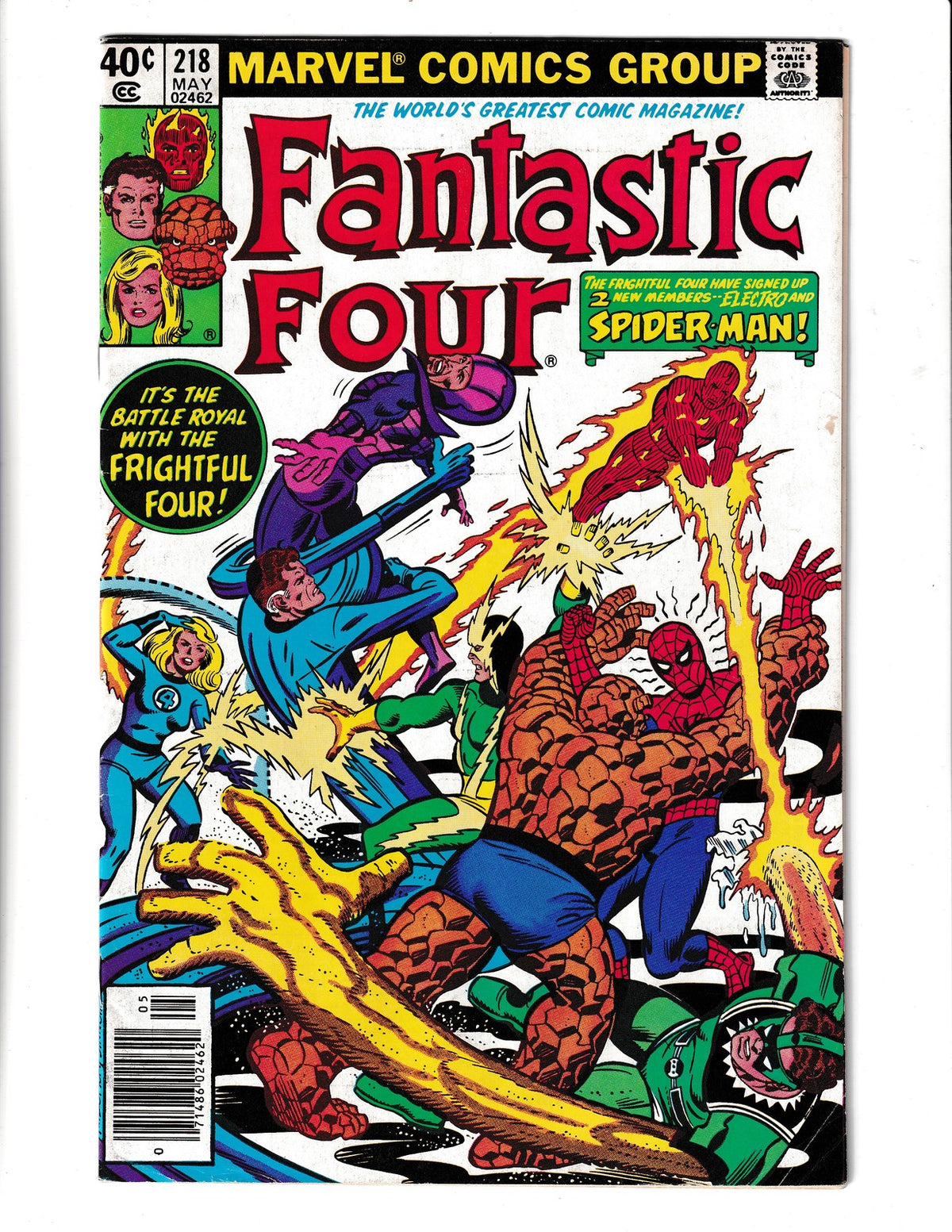 Fantastic Four #218 (1980) Marvel Comics SKU:2684