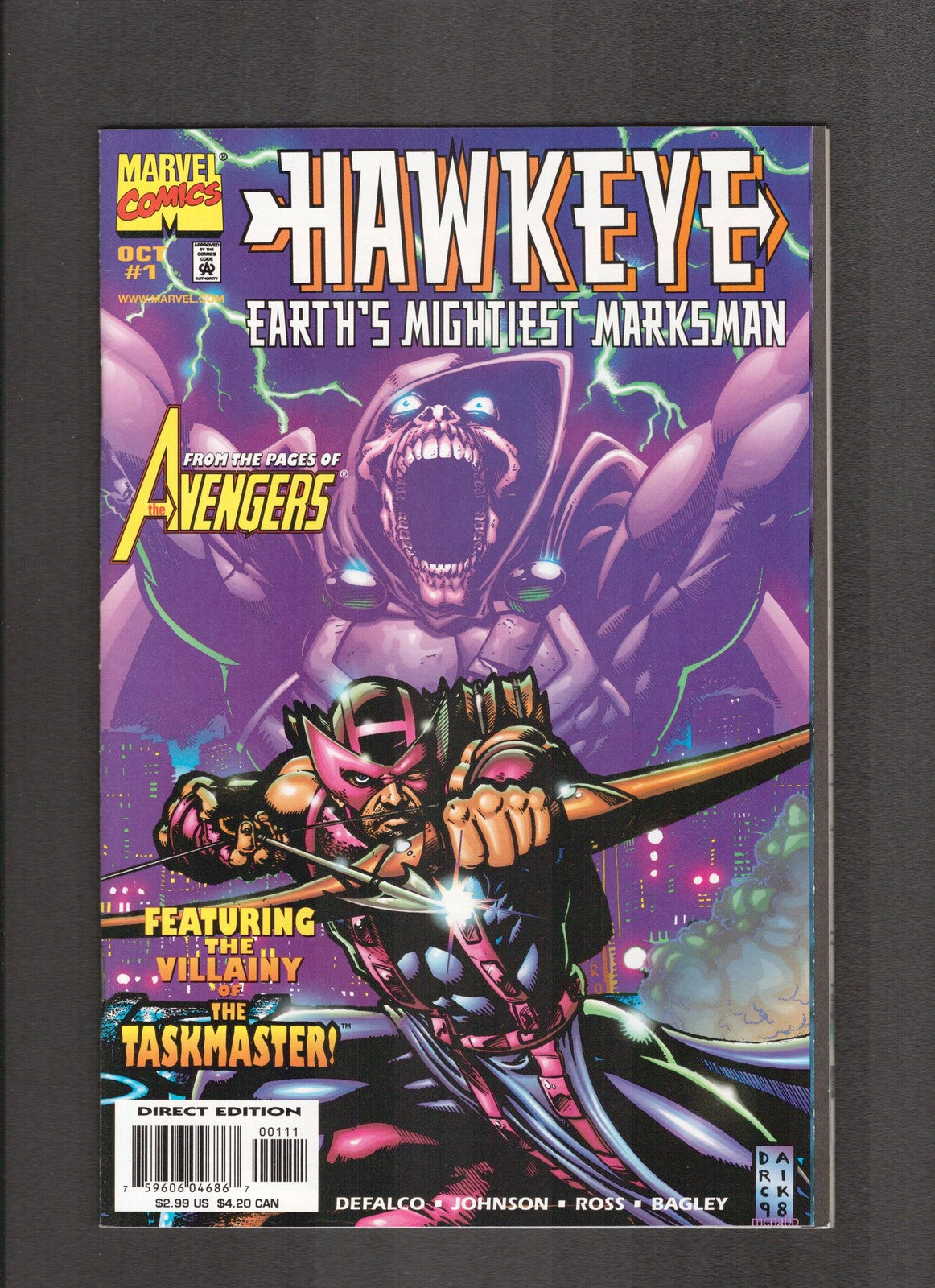 Hawkeye: Earth's Mightiest Marksmen #1 (1998) Marvel Comics