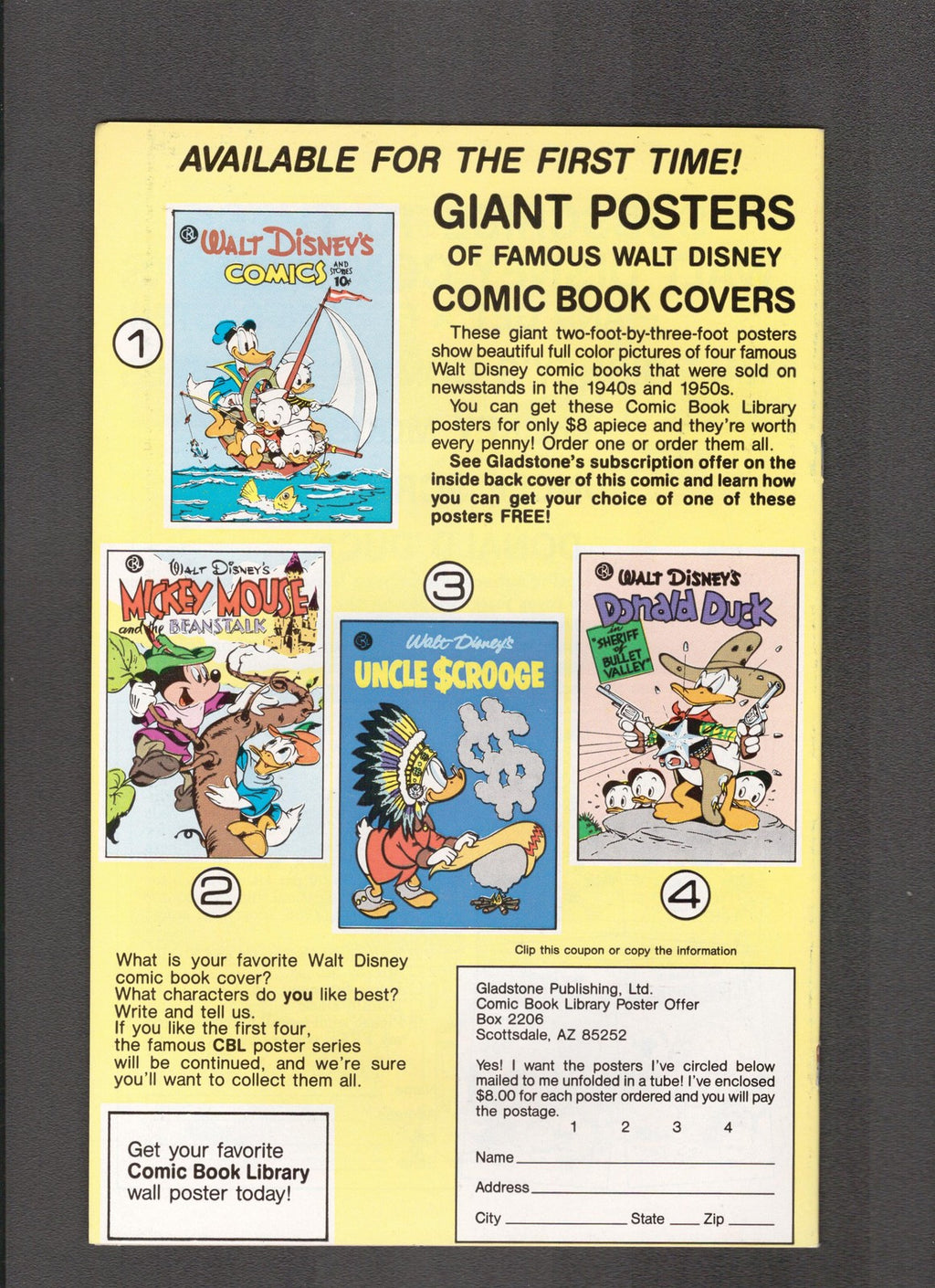 Donald Duck #246 (1986) Walt Disney's Gladstone Comics