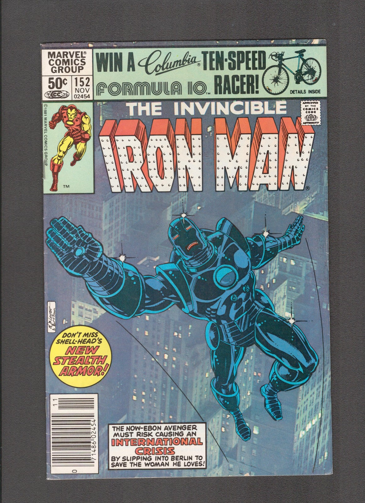 Iron Man #152 (1981) Layton, Romita Jr., Salicrup Marvel Comics