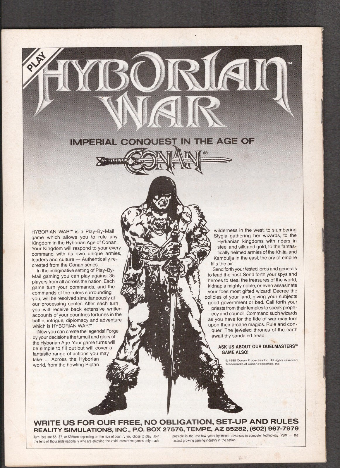 Conan Saga #44 (1990) John Buscema, Roy Thomas Marvel Magazine Comics