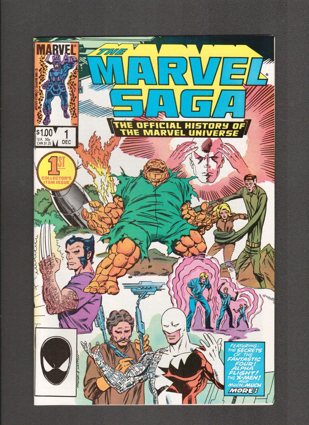 Marvel Saga #1 (1986) Bob Layton Marvel Comics