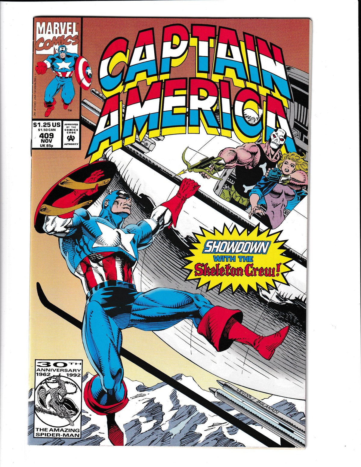 Captain America #409 (1992) Marvel Comics SKU:3474