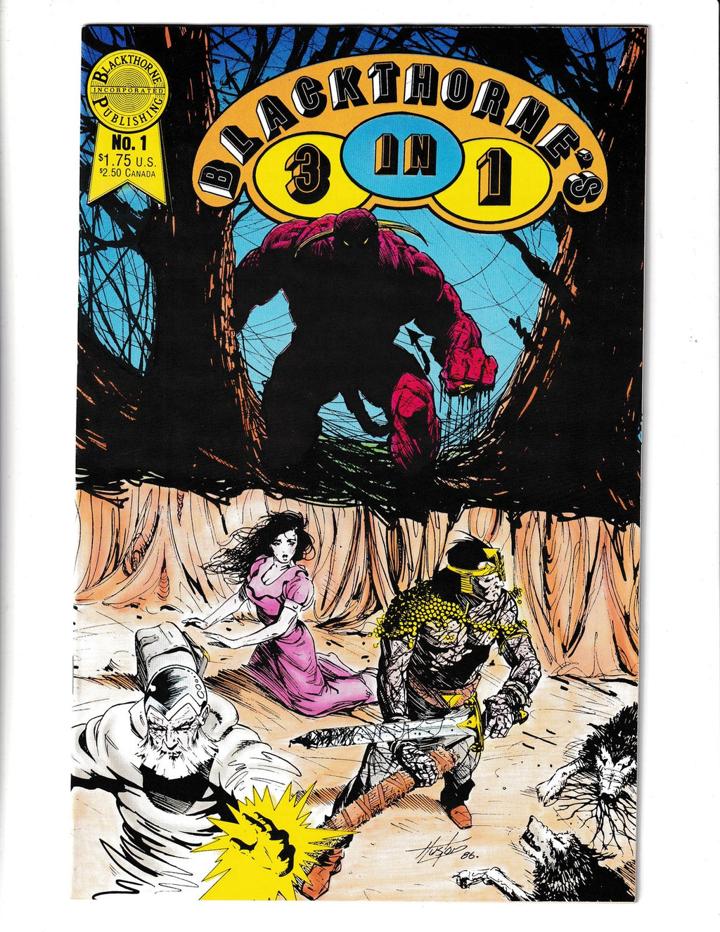Blackthorne's 3 in 1 #1 (1986) Blackthorne Comics
