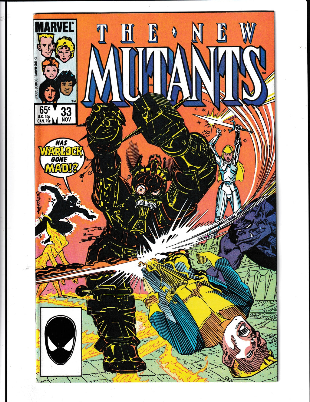 New Mutants #33 (1985) Marvel Comics SKU:424