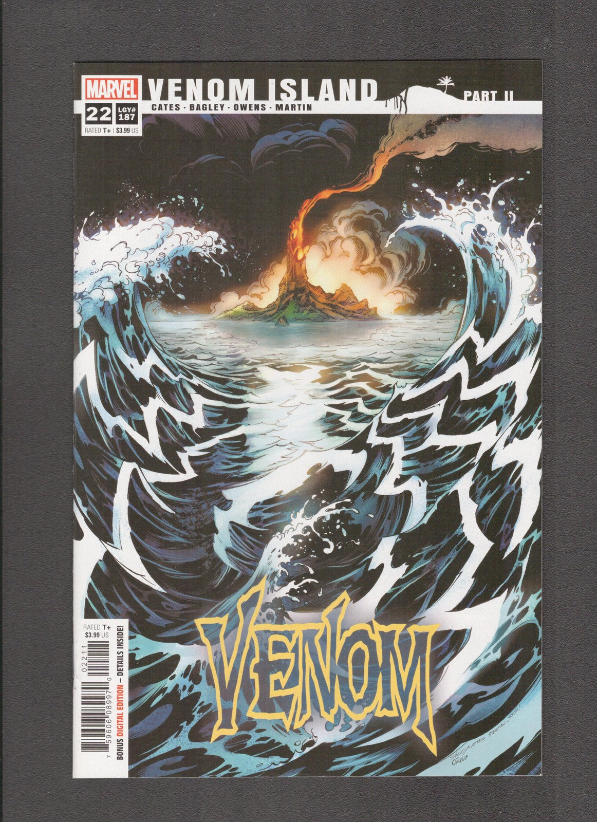 Venom #22 (2020) Venom Island Pt. 2 - Cates, Bagley Marvel Comics