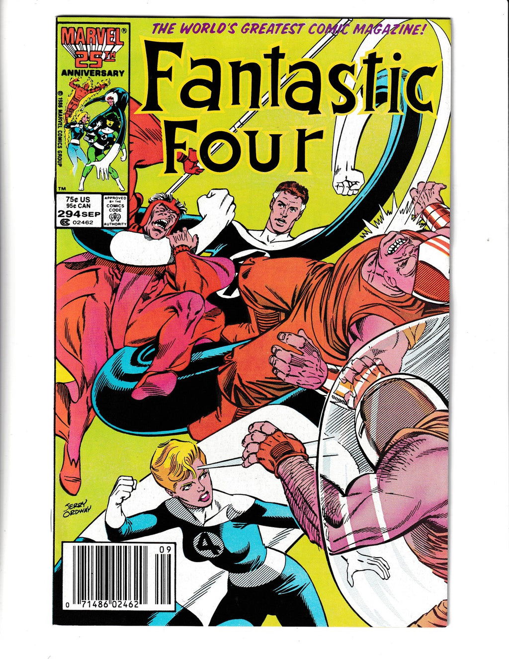 Fantastic Four #294 (1986) Marvel Comics SKU:2410