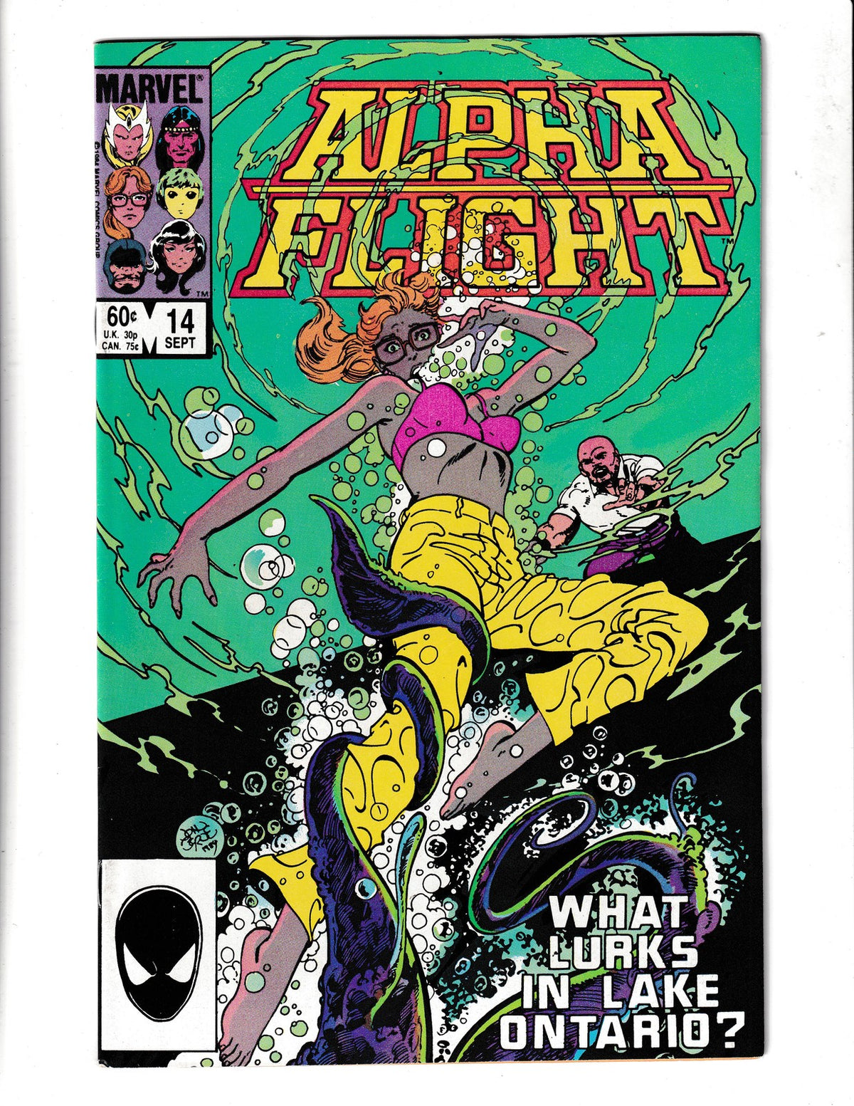 Alpha Flight #14 (1984) Lake Ontario Marvel Comics