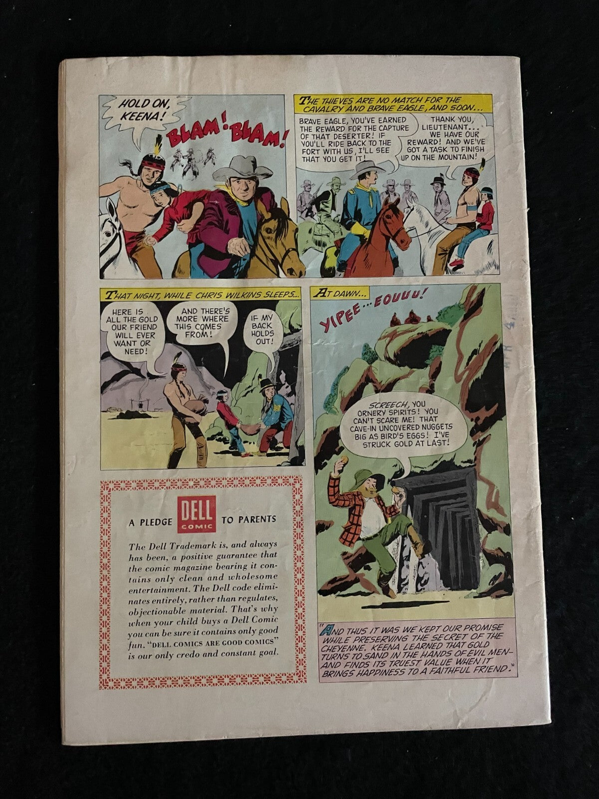 Four Color Brave Eagle #705 1956 - Dell Comics
