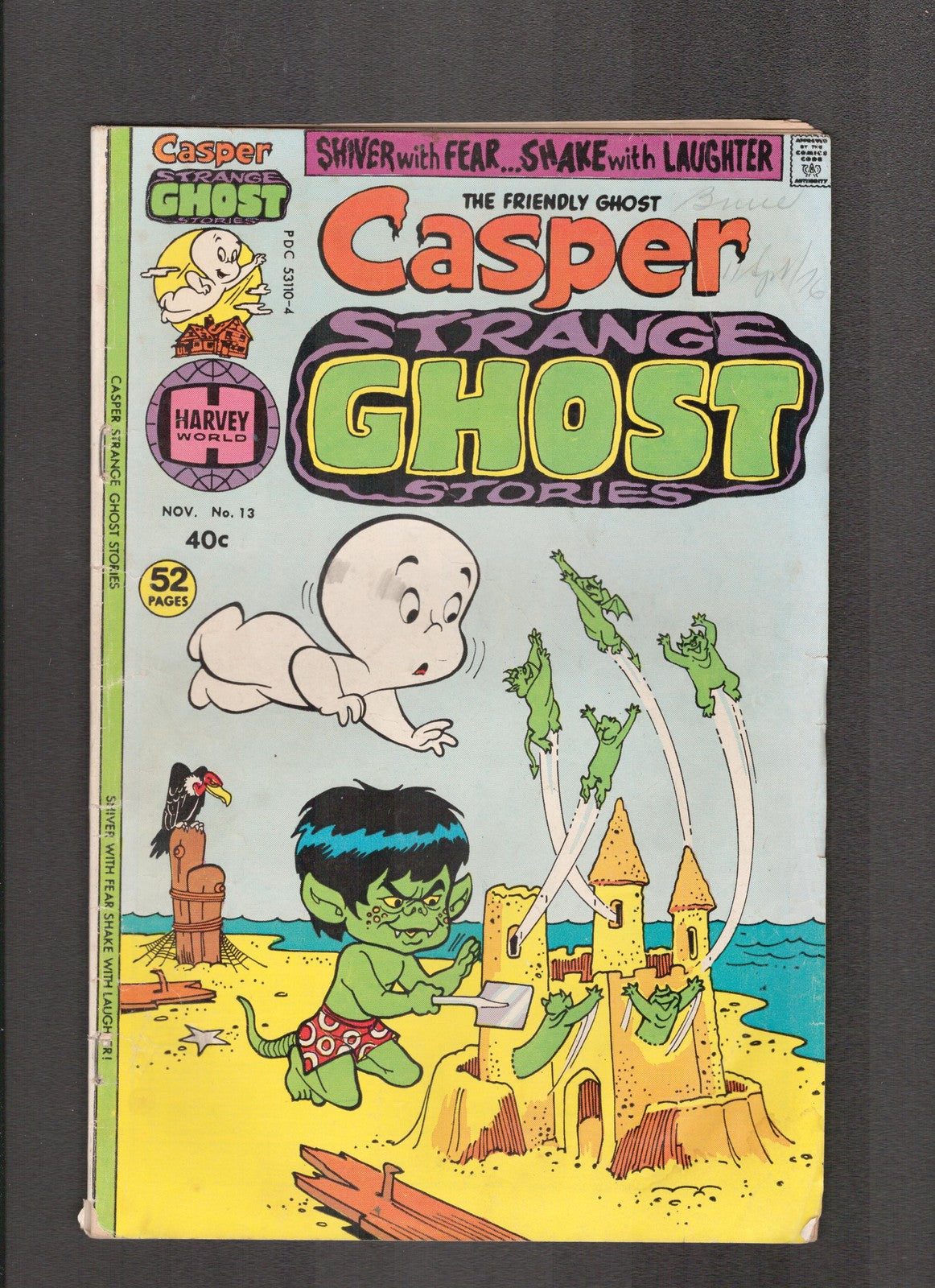 Casper the Friendly Ghost #13 (1976) Strange Ghost Stories Harvey Comics