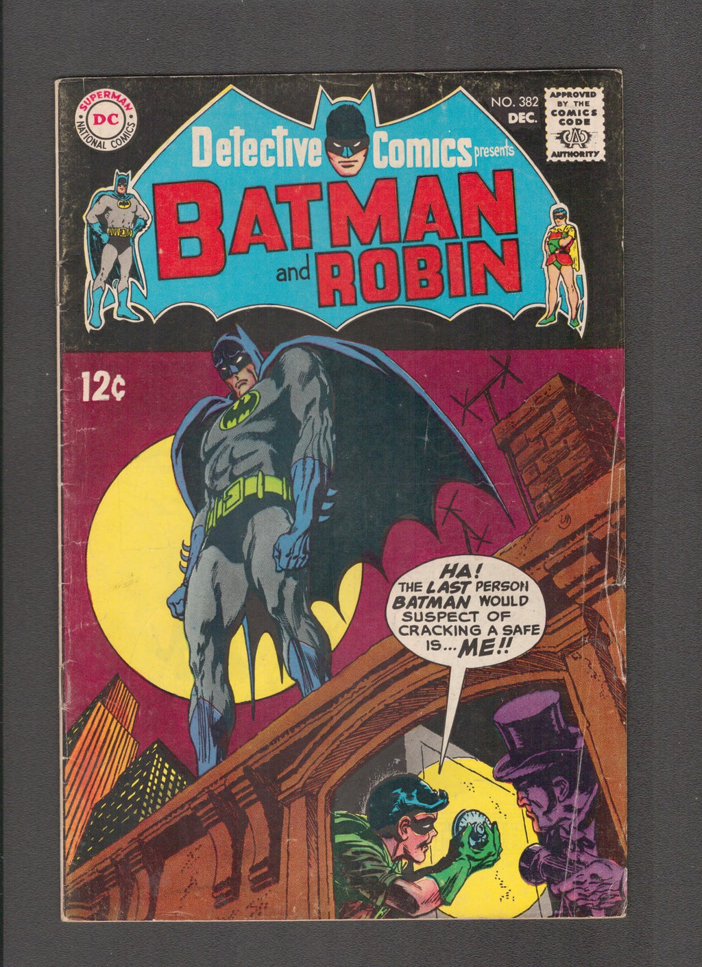 Detective Comics #382 (1968) Frank Robbins DC Comics