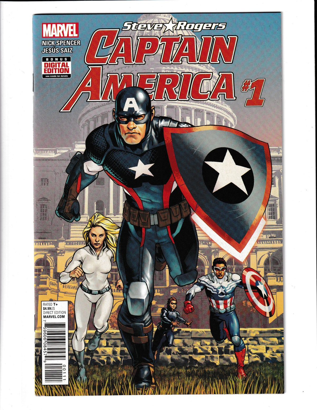 Captain America: Steve Rogers #1 (2016) 1st Print Marvel Comics
