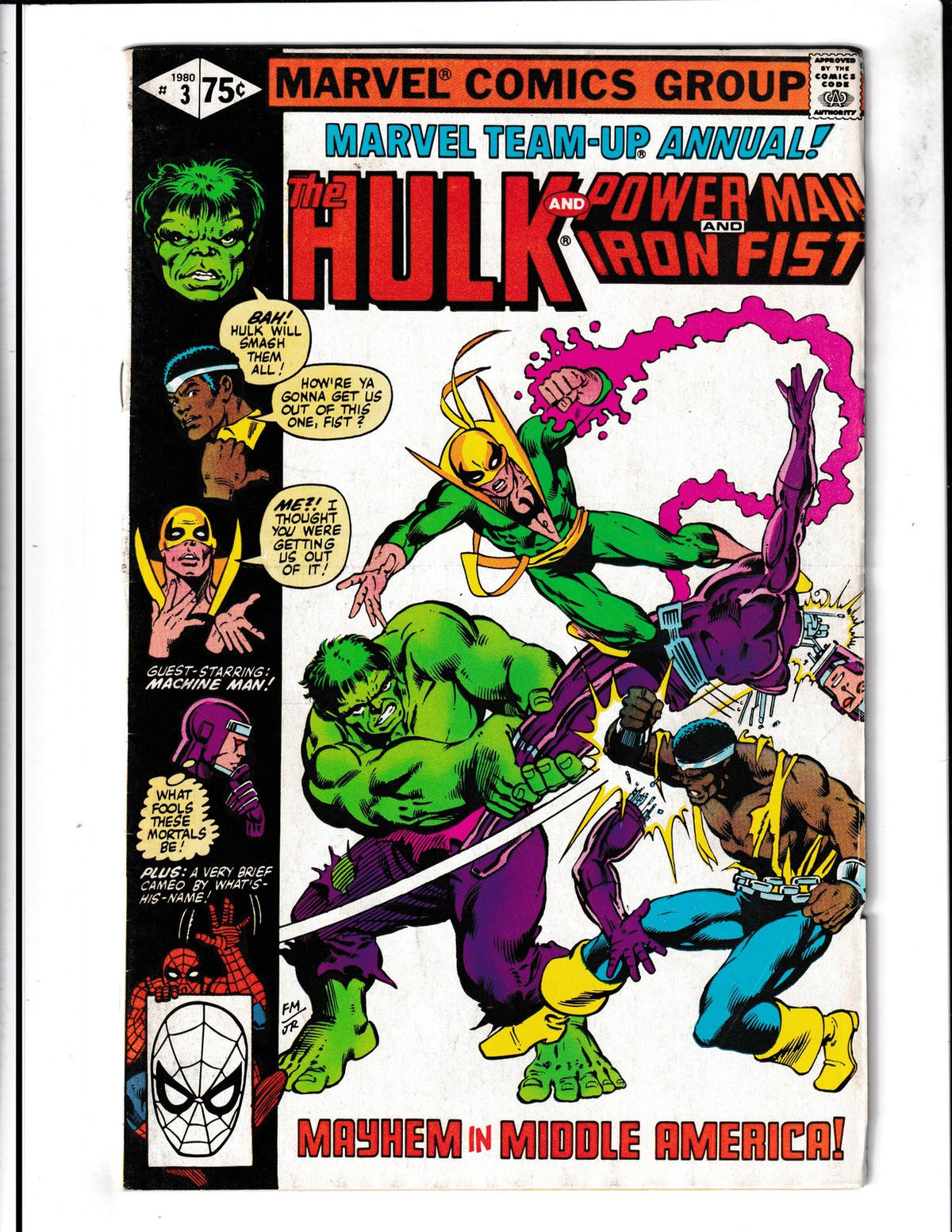 Marvel Team-Up Annual #3 (1980) Hulk + Power Man & Iron Fist Marvel Comics