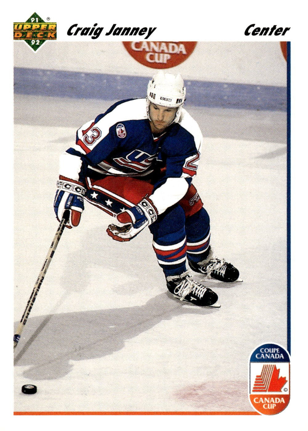 1991-92 Upper Deck #512 Craig Janney Hockey USA