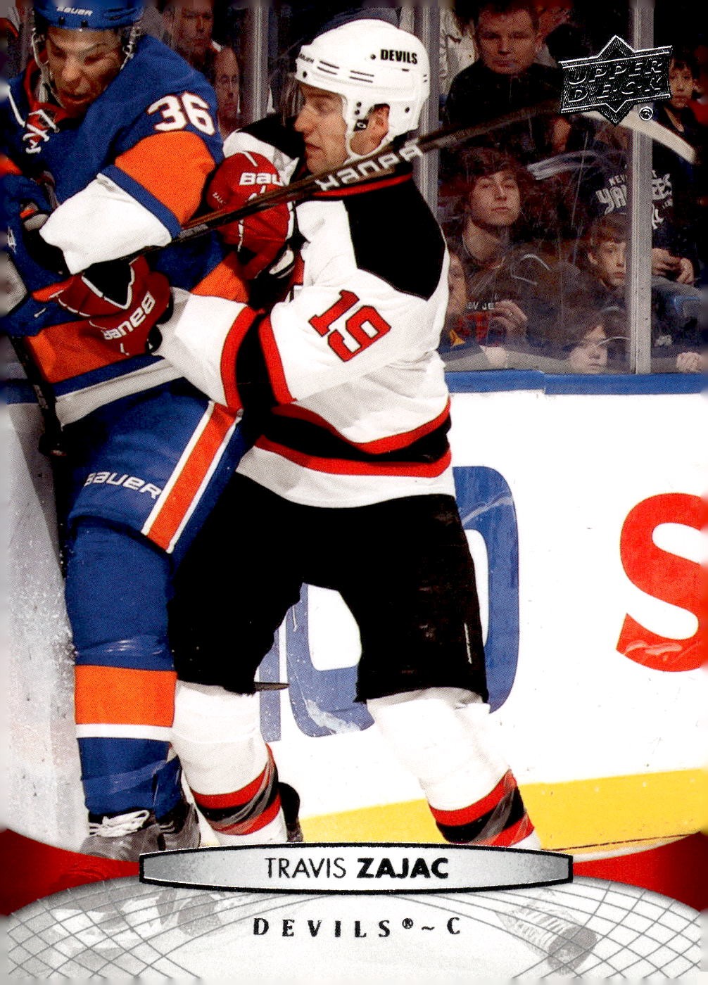 2011-12 Upper Deck #89 Travis Zajac Hockey New Jersey Devils