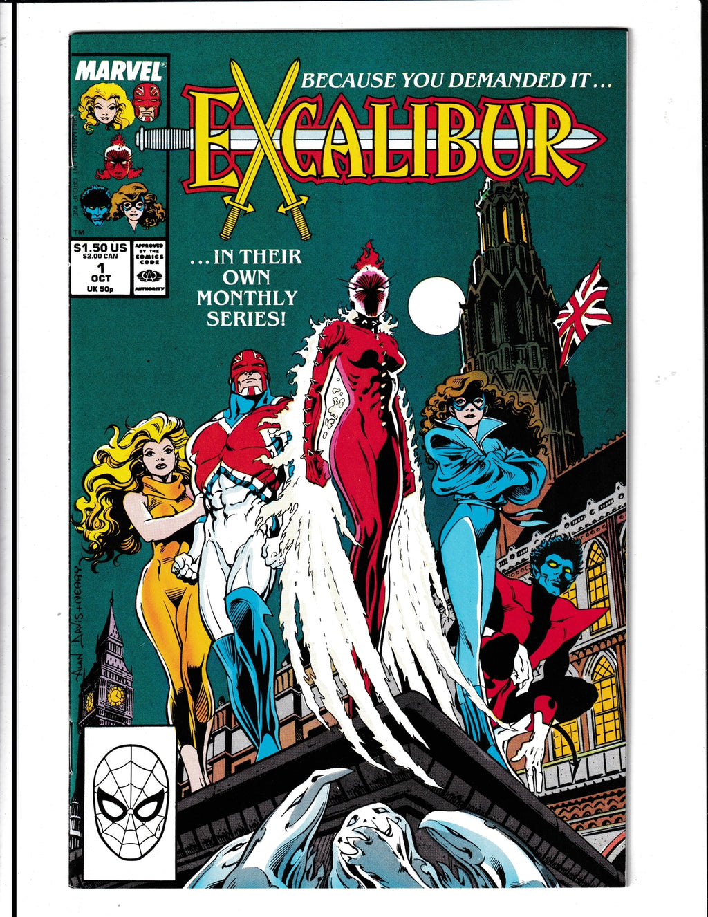 Excalibur #1 (1988) HIGH GRADE Marvel Comics