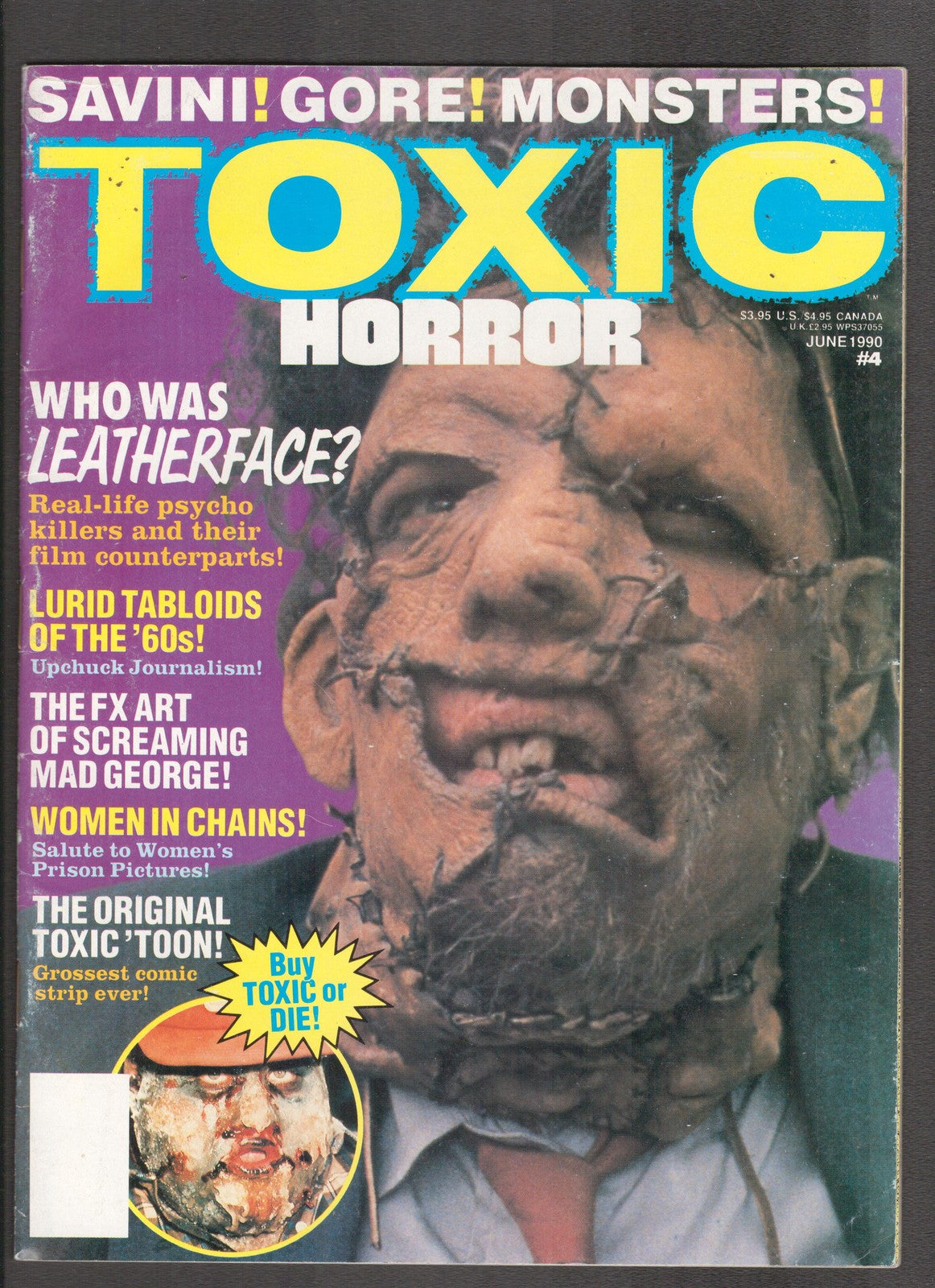Toxic Horro #4 (1990) Women in Chains Starlog Comics