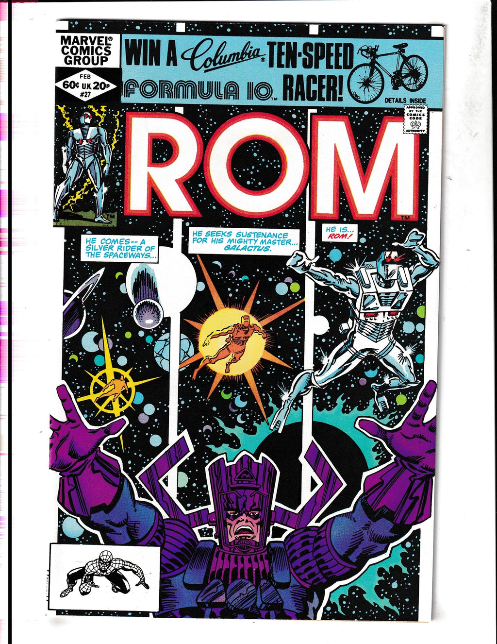 ROM #27 (1982) SpaceKnight Marvel Comics