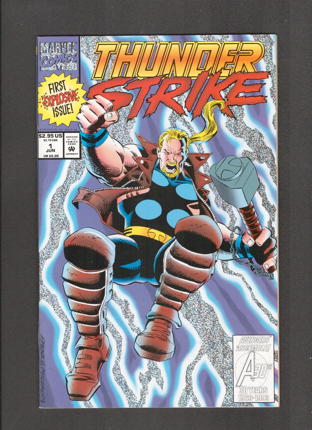 Thunderstrike #1 (1993) Ron Frenz, Al Milgrom Marvel Comics